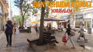 Lively street in Jerusalem. Pinoy Short Walk Israel. Holyland 2025
