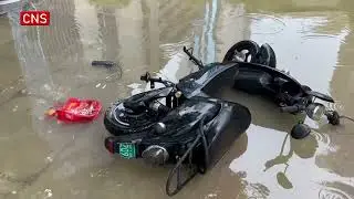 Typhoon Doksuri triggers rainstorms, transport suspension in SE China's Fujian