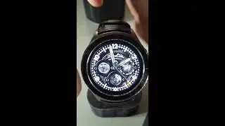 Custom Watchface on IQI I2 - TimeCode NGHT WTCH77