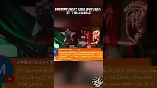 Did Candace Owen's secret source reach out to Valhalla VFT first to warn of TPUSA at Fort Huachuca?