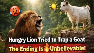 The Clever Goat vs Hungry Lion 🦁🐐 | Moral Story That Will Shock You