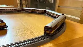 SNCB 2703 by LS Models propelling 6 Olearts M4 coaches