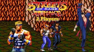 Streets Of Rage Remake V5.1 - Mod - Battletoads Remake v1.3 - Axel SOR1 & Shiva SOR3 (2 Players)