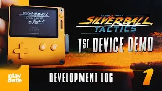 Silverball Tactics - Pocket | First Device Demo on Panic's Playdate&reg; handheld console.