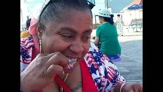 Having Lunch On The ATLANTIC CITY BOARDWALK ALL YOU CAN EAT SEAFOOD FEST...4Th Of JULY 2025