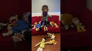 POV: My Puppets Before I Film A Video