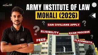 Army institute of Law, Mohali Selection Know the eligibility for students from non-army backgrounds.