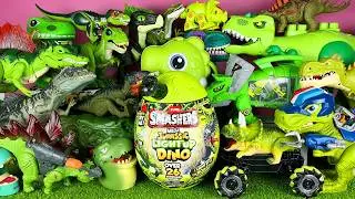 Satisfying ASMR Unboxing Jurassic World Dinosaur T-rex Stegosaurus Triceratops Baryonyx Raptor Giga