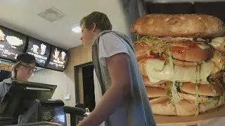 GROOTSTE HAMBURGER TER WERELD MAKEN?!