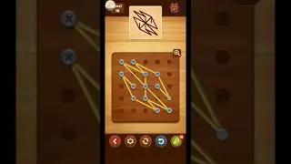Line Puzzle String Art Ginkgo Level 18 Solution Walkthrough Gameplay
