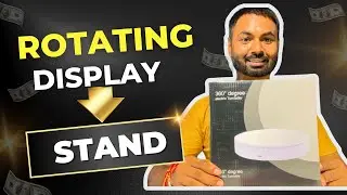 Electric Rotating Turntable 360 degree || Rotation Display Stand for Photography Products Gadgets