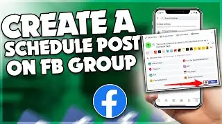 How to create a schedule post on Facebook group | PIN TECH |