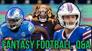 Fantasy Football Q&A - Ask Us ALL Your Questions Here! 📱