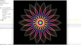 Create Flower design Using Python Turtle 👆 watch now 🤔 @codingwithnoman #python #turtle #coding