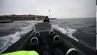 Tur fra Middelgrundsfortet i speedb&aring;d
