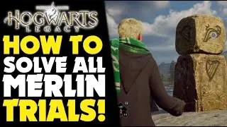 How to SOLVE ALL Merlin Trials | Hogwarts Legacy Gameplay PS5 #Hogwarts