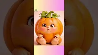 Cute Pumpkin Baby ❤️🎃 | Learn Vegetables for Kids | #shortsyoutube  #laallatv #vegetablesforkids
