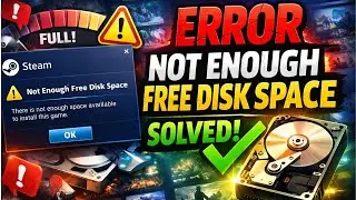 Steam Not Enough Free Disk Space Error 2026 | Solved!