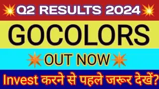 Go Colors Q2 Results 2023 🔴 Go Colors Result 🔴 Go Colors Share News 🔴 Go Fashion Share News