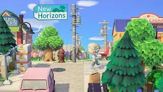 🚎🚕 I&rsquo;m going to TOWN on decorating Main Street [animal crossing: new horizons]