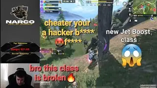 CoD Narco tried the new jet boost class and this happened 🤯| CoD Narco reacts to jet boost | codm