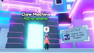 I Got Massive Gems from The Claw Machine Play for Rewards in Pet Simulator 99