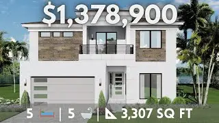 $1,378,900 Luxury Home | Virtual Tour of a House in Boca Raton, Florida | Lotus Palm #realestate