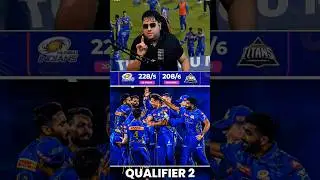 MI Knock GT Out of IPL 2025! Eliminator Mayhem 🔥 | GT vs MI Highlights! #rohitsharma #mivsgt #mi
