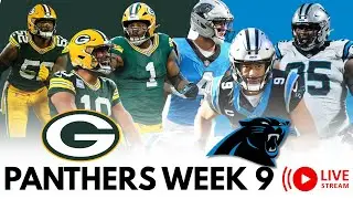 Panthers vs Packers 🏈 Week 9 Live Reaction & Watch Party | Bryce Young Returns!