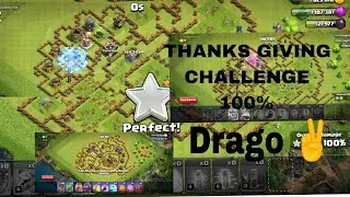 Clash of clans | Thanksgiving challenge 🔥100% successful attack .    #coc  #clashofclans  #thanks