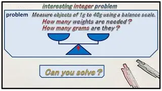mathematics interesting integer problem