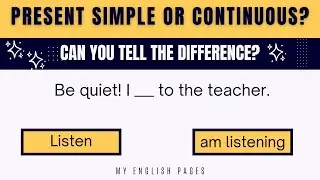 Present Simple or Present Continuous? | Test Your English Grammar