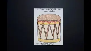 Let's Draw a Native American Drum!