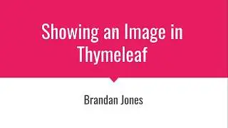 Show image with variable name Thymeleaf Spring Boot