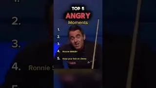 Top 5 angry moments in snooker