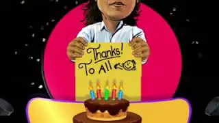Actor Saharsh Kumar Shukla birthday sticker