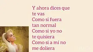 Yuri - Donde qued&oacute; yo (letra )