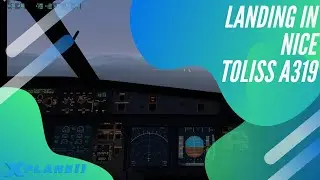 British Airways A319 landing at NICE | Xplane 11 MAX SETTINGS | Toliss A319 RTX 2060 50 fps 1080p