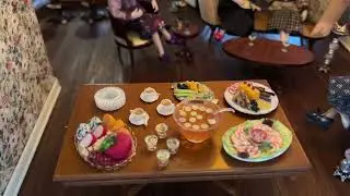 My 1940s Theme Mansion Dollhouse with electricity