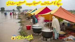 Selabi k bech me Balochi shadi #viralvideo #villagelife #flood #news #vlog #farming 