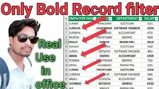 how to use filter in excel, Excel me filter ka use kaise karen 🤔