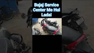 Bajaj Service Center Me Hui Ladai#viral#viralvideo#viralshorts#viralreels#freedom#@rajatmotoworld