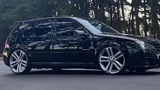 VW GOLF SPORTLINE REBAIXADO DESFILANDO BAIXO (STATUS) 😍.