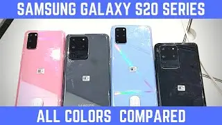 Samsung Galaxy S20 Series - Color Comparison