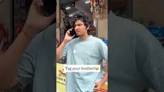 Part1: Tag your brother!😂😅 #comedy #brothers #relatable #family #tamil #fun