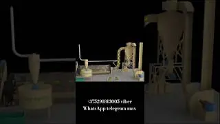 барабанная сушилка для опилок. Как это работает #machine