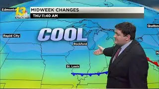 Enjoy the warm start to the week while it's here