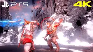 Kratos Meets Magni Thor Son in Valhalla Scene (2024) God Of War Ragnarok Valhalla DLC