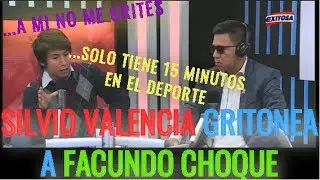Exitosa Deportes - SILVIO VALENCIA le grita y pega a FACUNDO CHOQUE