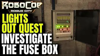 Lights Out Side Quest Puzzle - Follow the cables - Investigate the Fuse Box | Robocop Rogue City